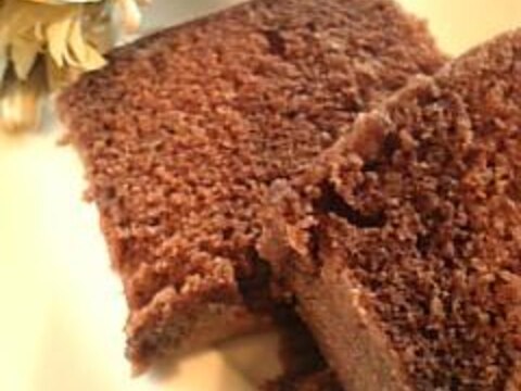 5分で出来るチョコバナナケーキ♪